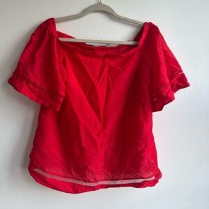 Ralph Lauren Silk Red Women's Top